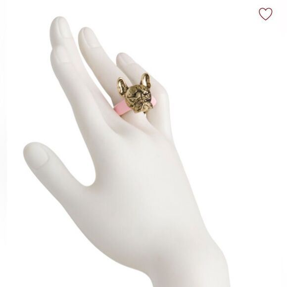 Betsey Johnson Frenchie enamel ring - Picture 5 of 9